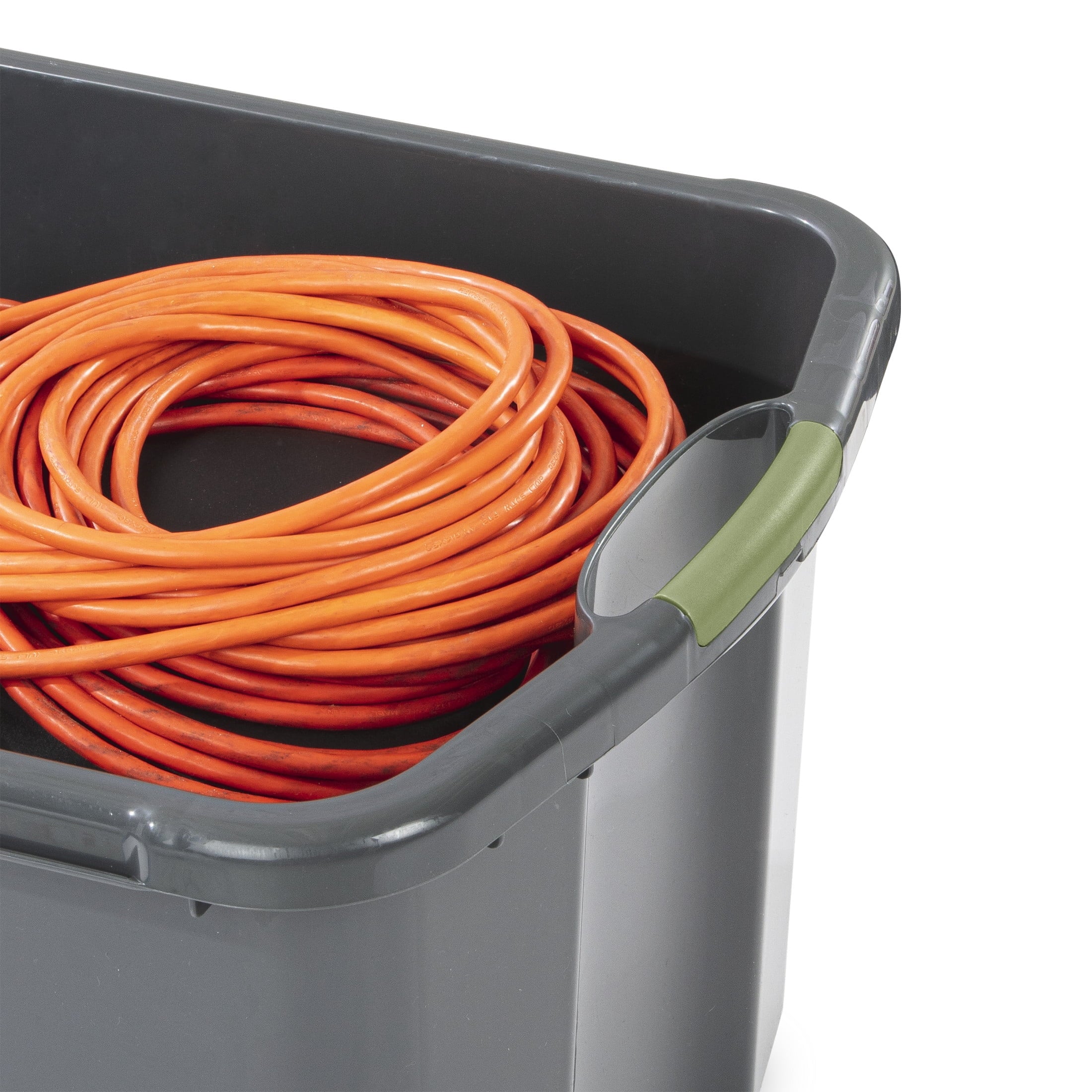 Sterilite EZ Carry 30 Gallon Extra-Large Storage Bin - Plastic Storage Container with Full-Grip Handles, Gray - 2-Pack