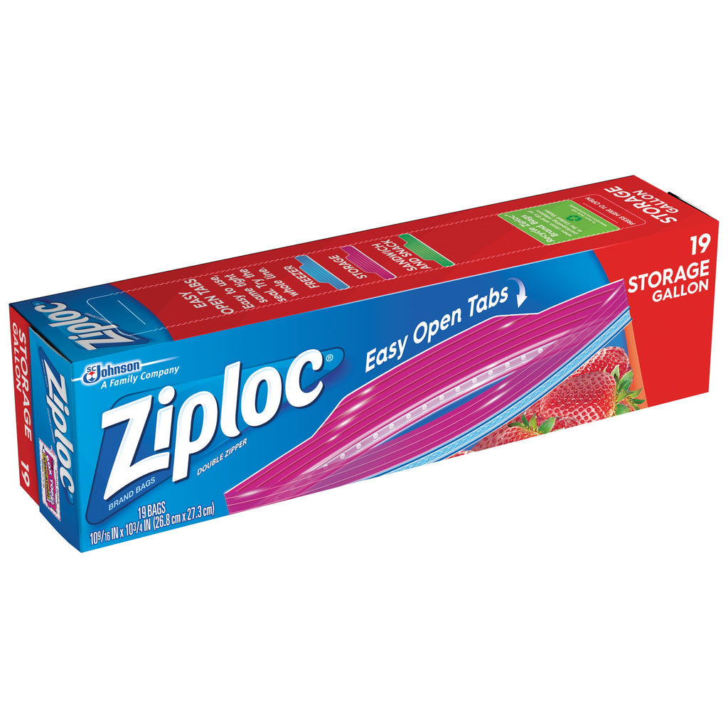Ziploc® Storage Bags - Gallon, 19 Count - 3-Pack
