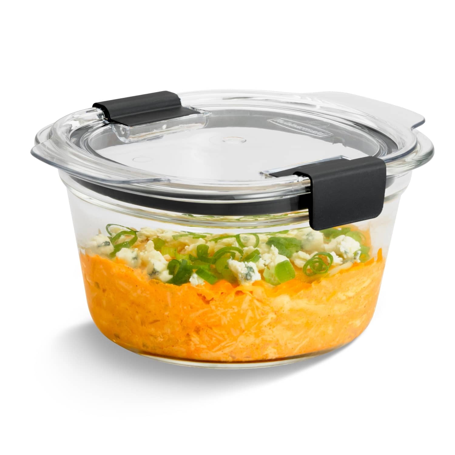Rubbermaid Brilliance Glass Round Leak-Proof 2.9-Cup Food Storage Container - 2-Pack
