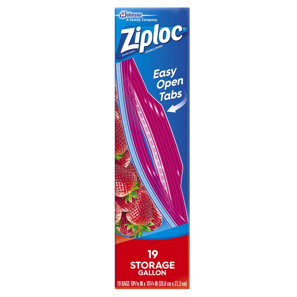 Ziploc® Storage Bags - Gallon, 19 Count - 3-Pack