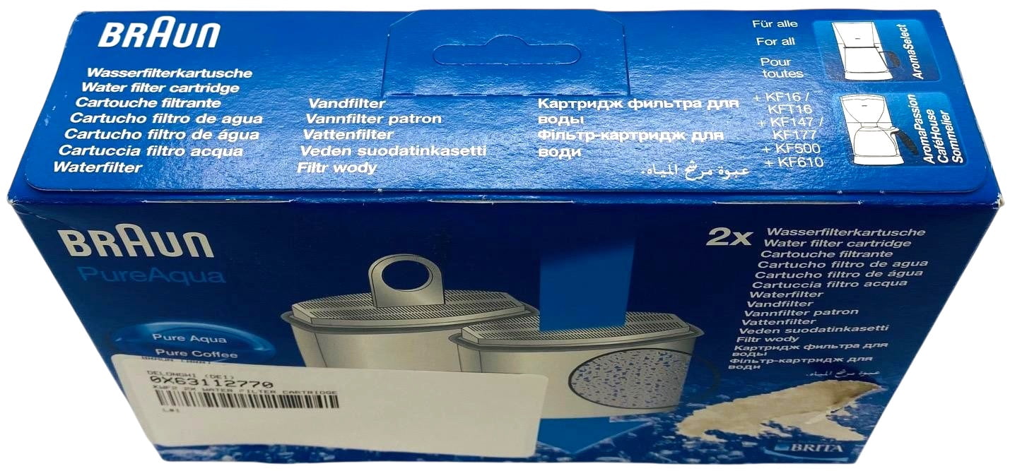 3112770 - Brita Coffee Maker Water Filter, KWF2, fits Braun 3123, 3066, 3067