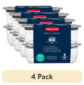 Rubbermaid 3.2 Cup Brilliance Stain-Proof Food Storage Container - Set of 2 - 8-Pack