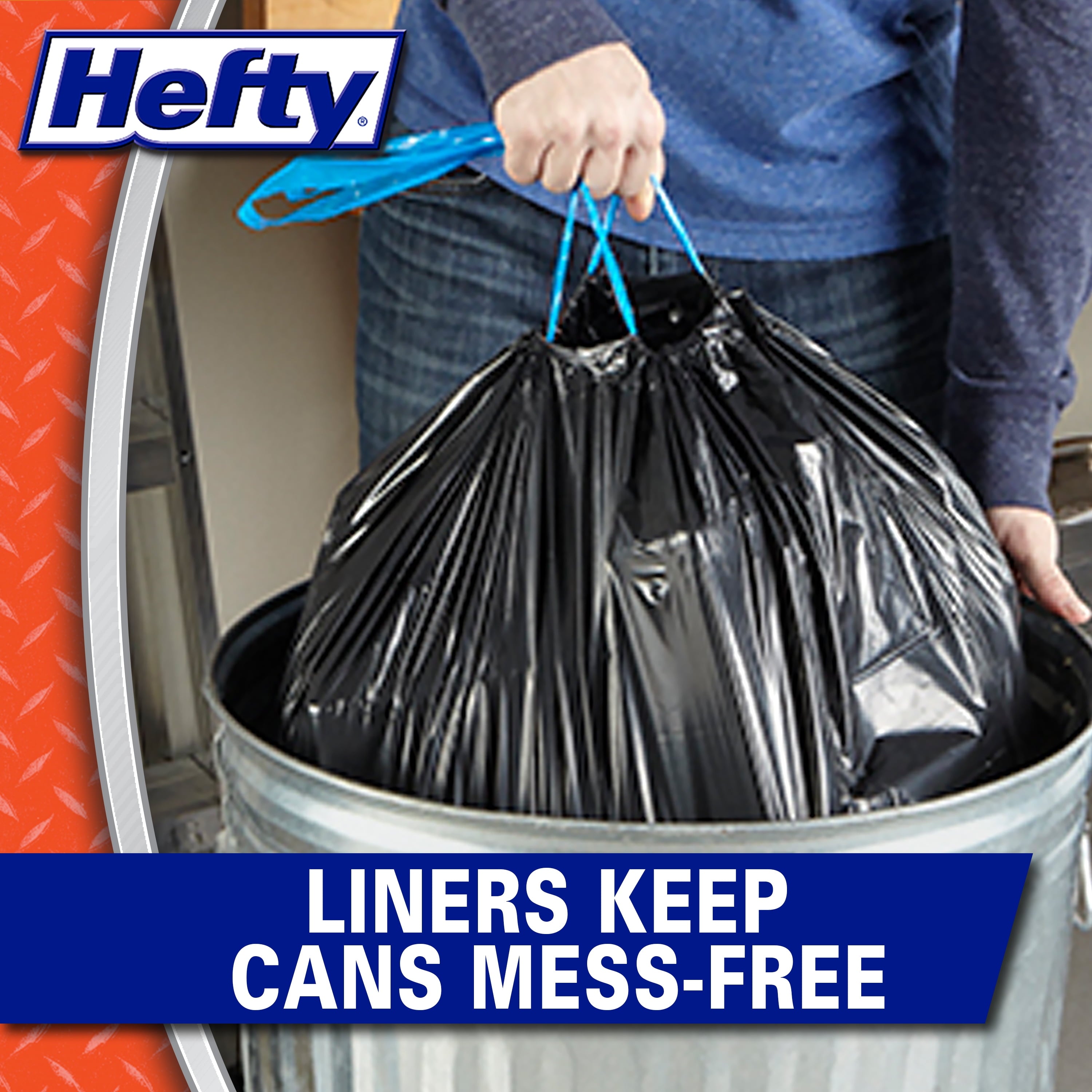 Hefty Strong Extra Large Trash Bags - 33 Gallon, 40 Count