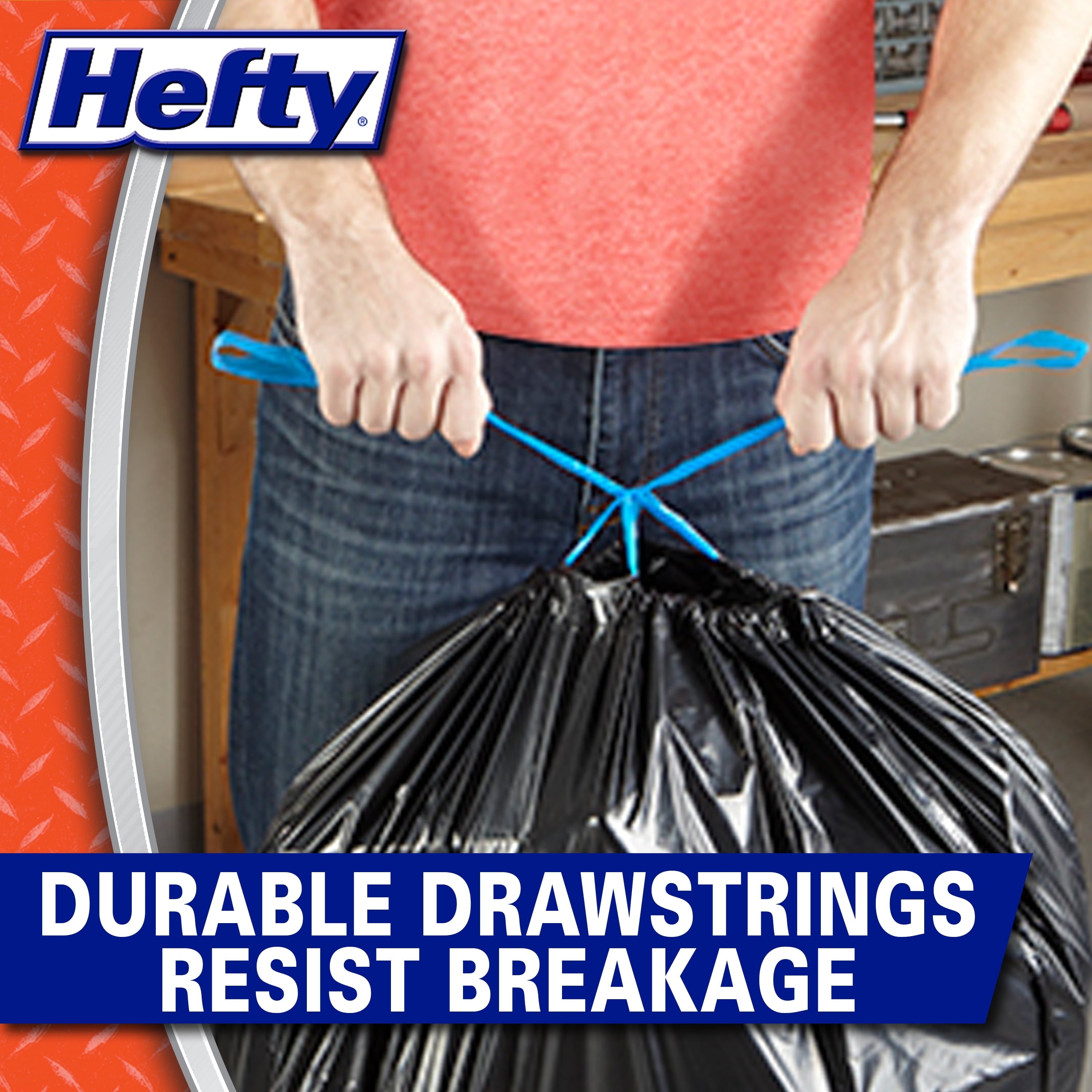 Hefty Strong Extra Large Trash Bags - 33 Gallon, 40 Count