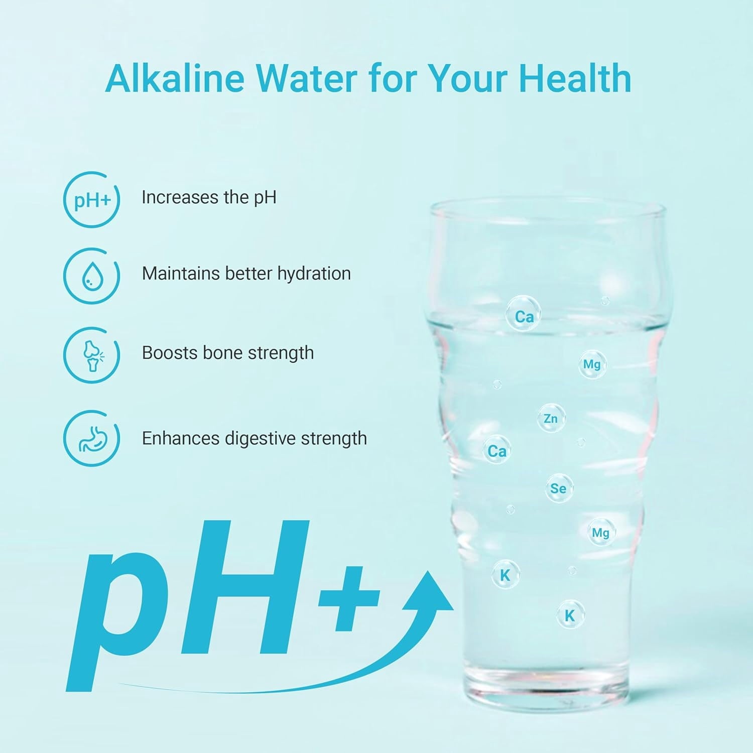 AQUA CREST 06-AL Alkaline Water Filter - Replacement for Brita® Filter, Brita® Pitchers and Dispensers, Everyday, UltraMax, Metro+, XL and More, NSF Certified, Increases Water PH, 3 Pack