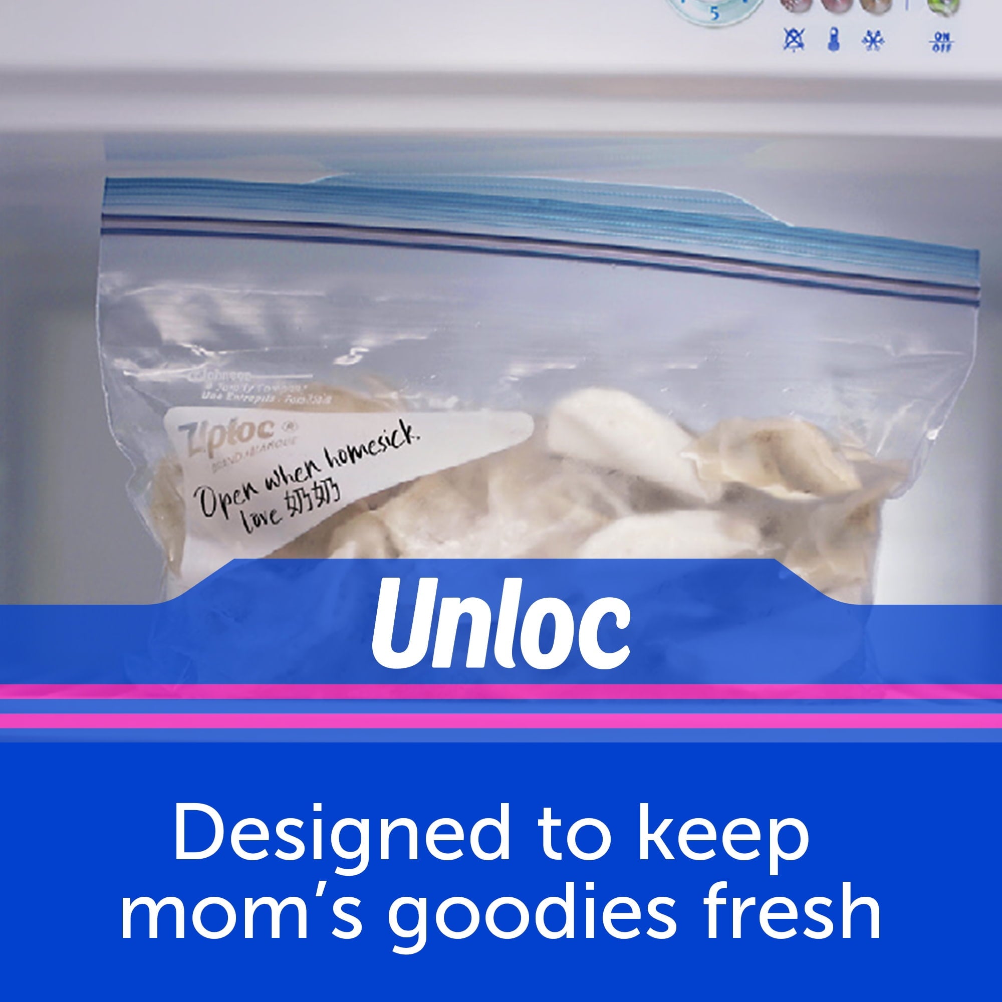 Ziploc® Brand Freezer Gallon Bags - Large Food Storage Bags, Zipper, 10 Count