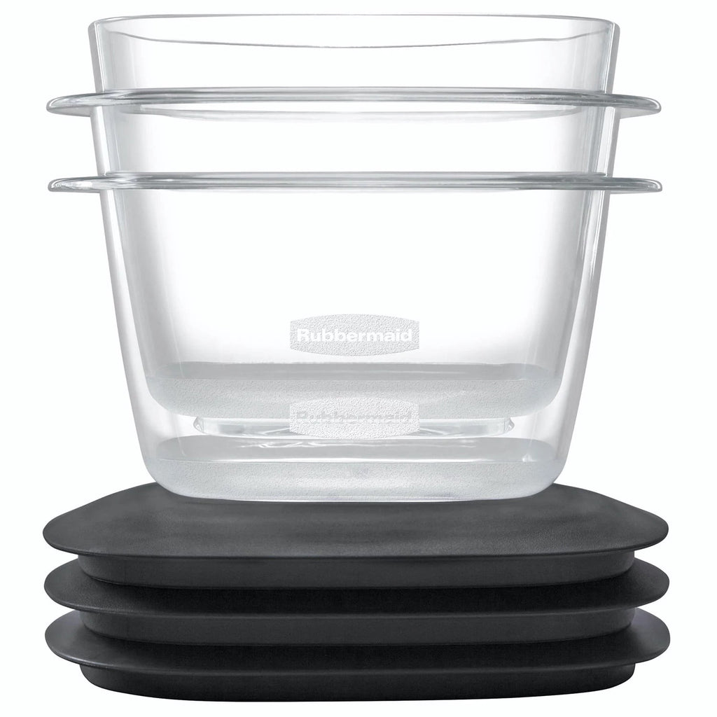 Rubbermaid Premier 20-Piece Food Storage Container Set with Easy Find Lids - Plastic, Gray