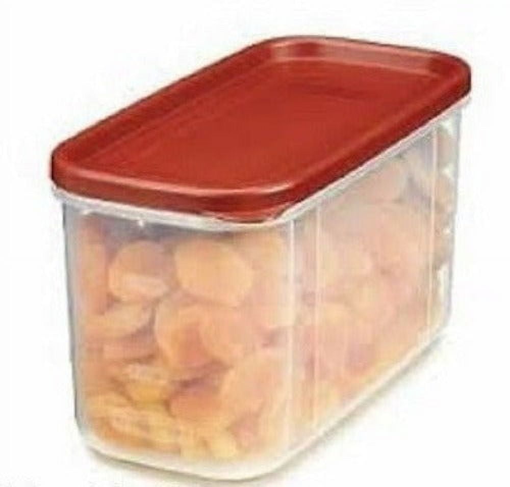 Rubbermaid Racer Red Polypropylene Stackable Food Storage Container (4 Count)