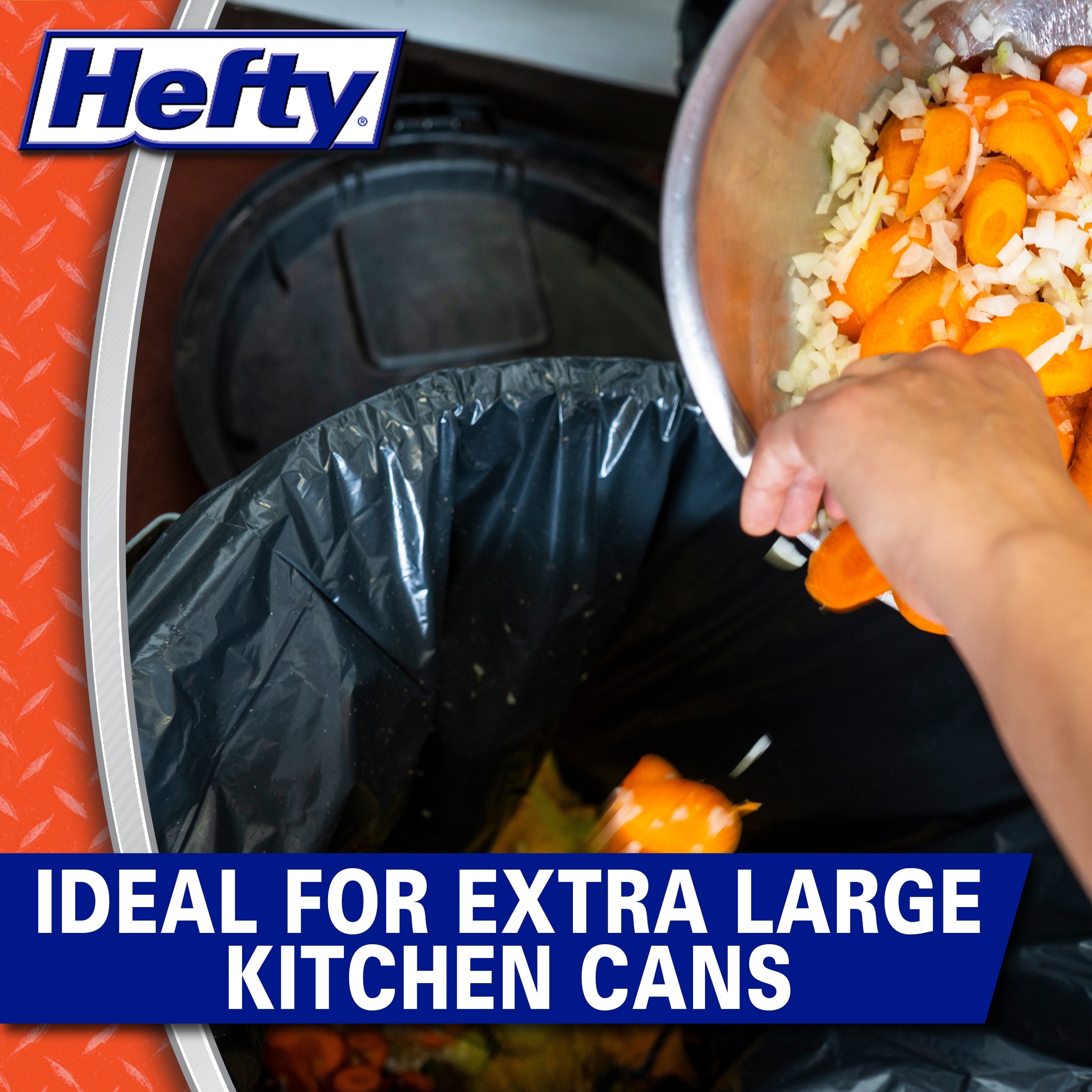 Hefty Strong Extra Large Trash Bags - 33 Gallon, 40 Count