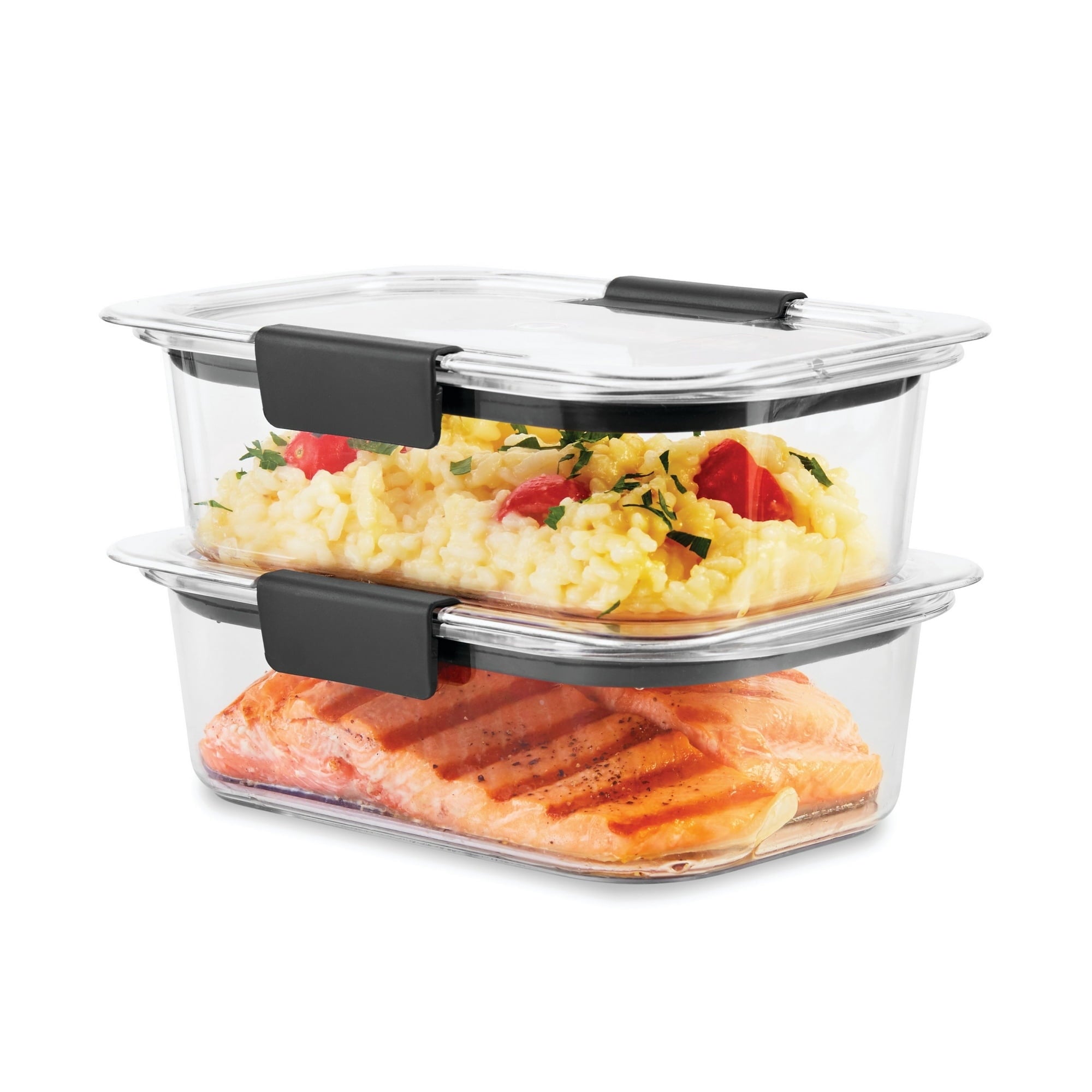 Rubbermaid Clear Plastic Stain-Proof Food Storage Container (4 Count)