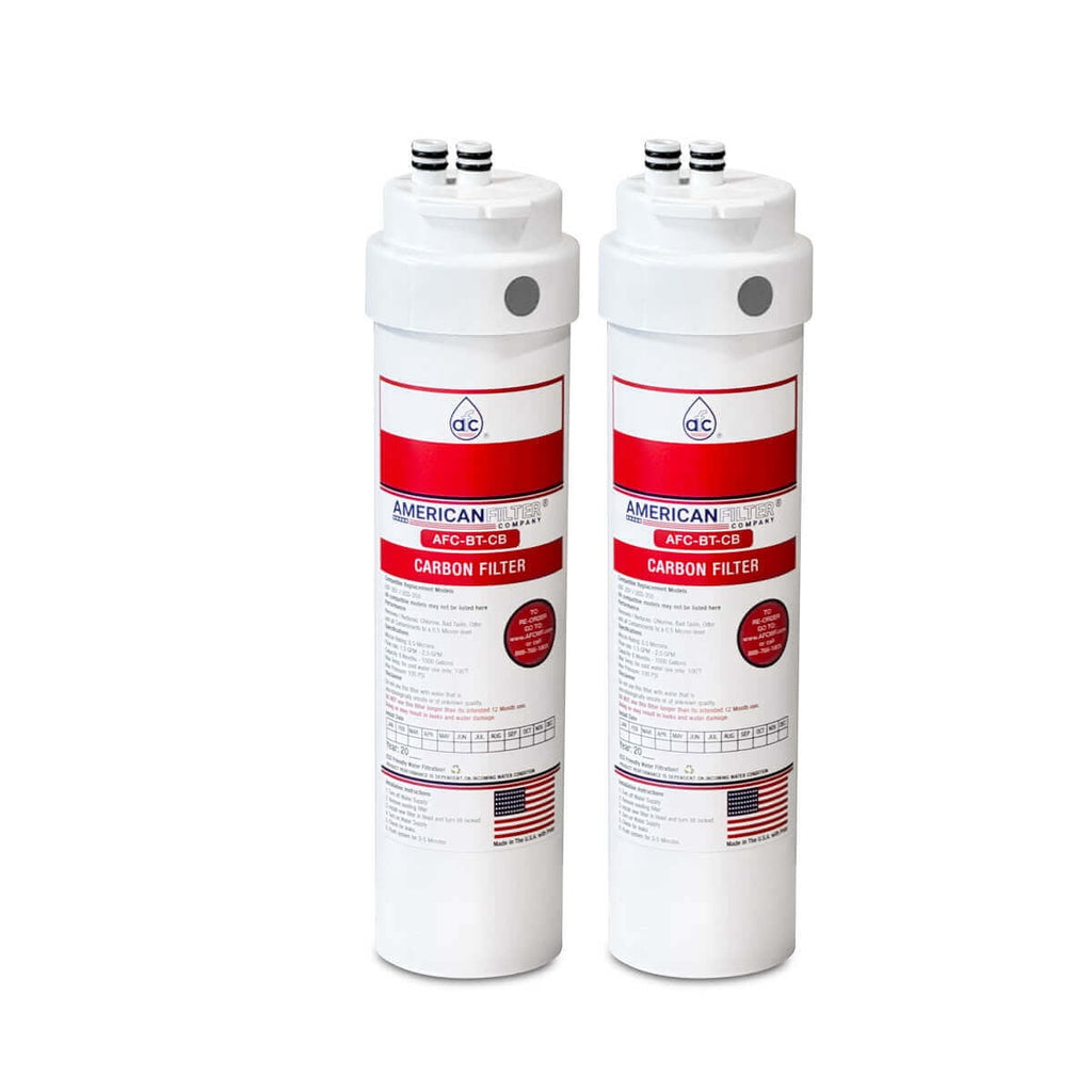 AFC® #AFC-BT-CB - Compatible with Brita® Redi-Twist™ USF-201 water filter cartridge for the system USS-355 - Made in U.S.A. - 2 Filters