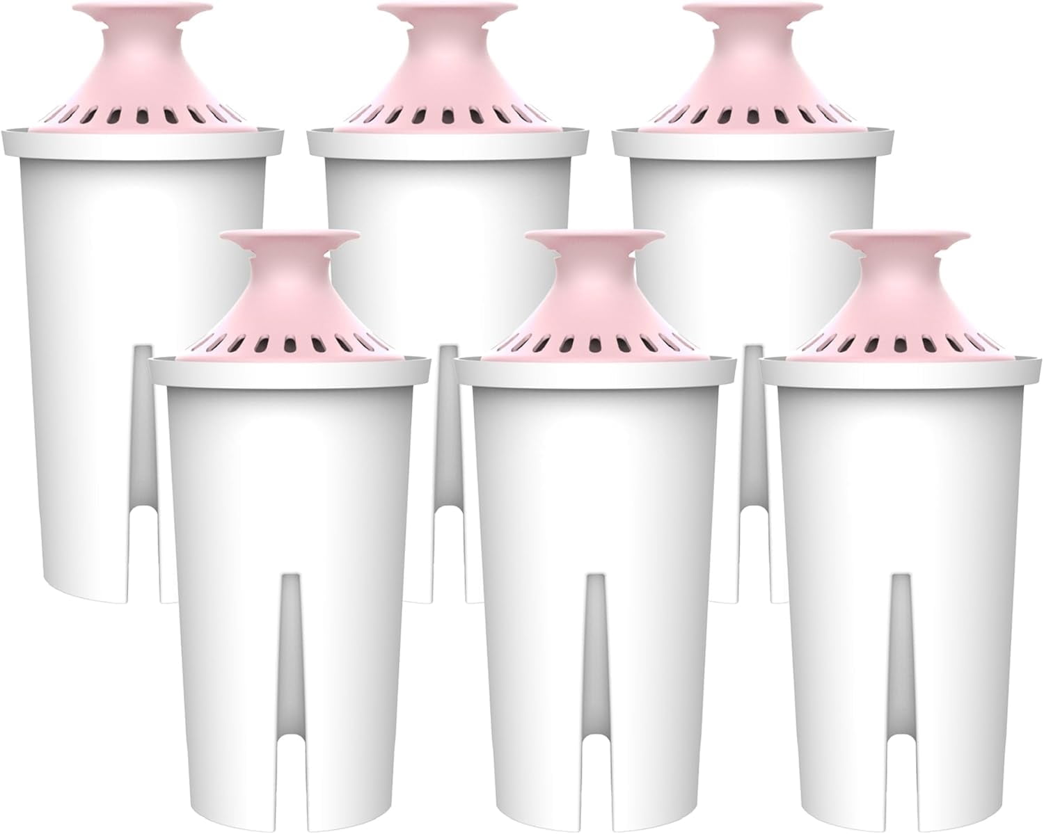 AQUA CREST 06-MG Magnesium Water Filter - Replacement for Brita® Filter, Pitchers and Dispensers, Everyday, UltraMax, Metro+, XL and More, 2 Months, Reduces Chlorine, 6 Pack
