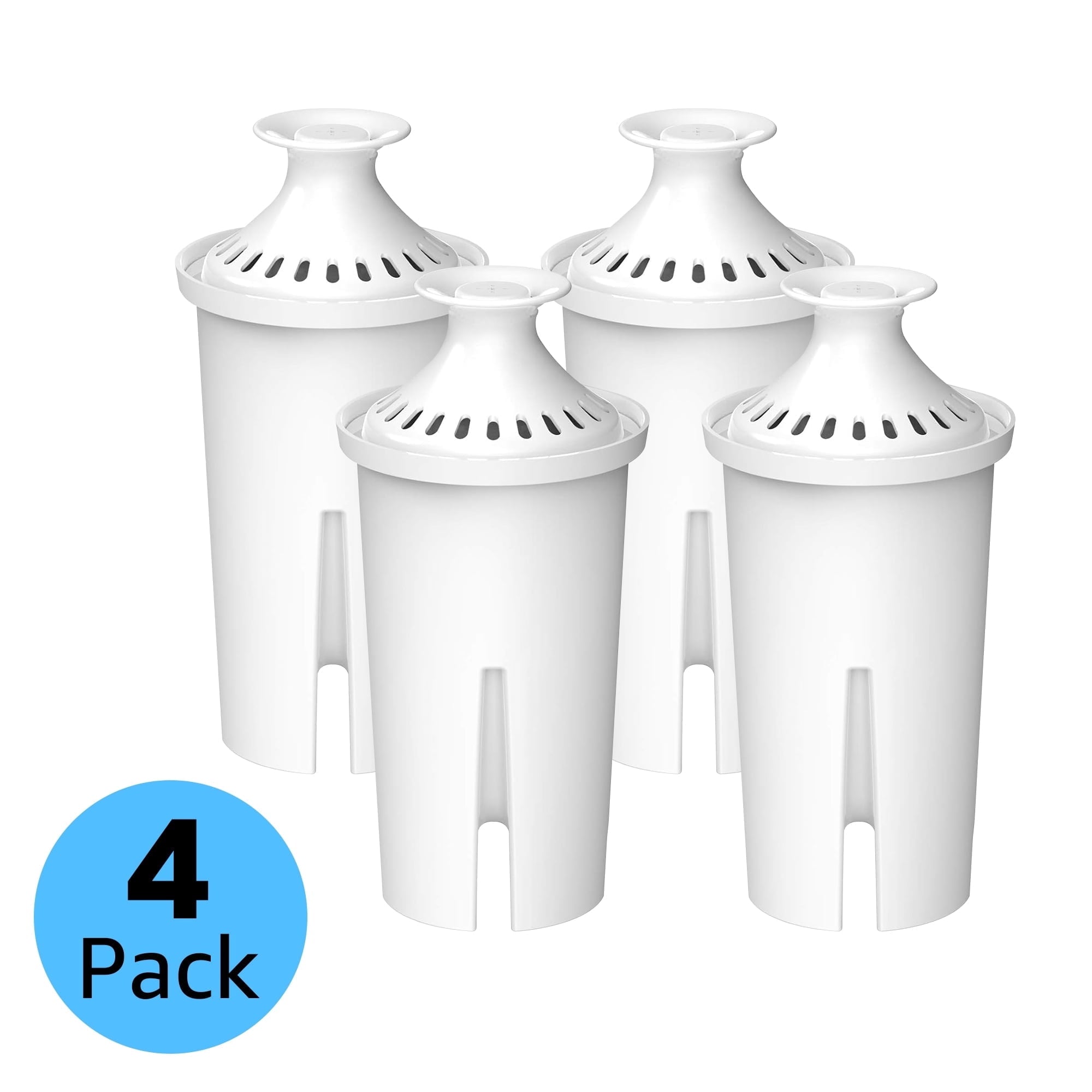AQUA CREST CF06A Replacement for Brita® Filter - Brita® Water Pitchers and Dispensers, Classic OB03, Mavea® 107007, and More, NSF Certified Pitcher Water Filter, 4 Pack