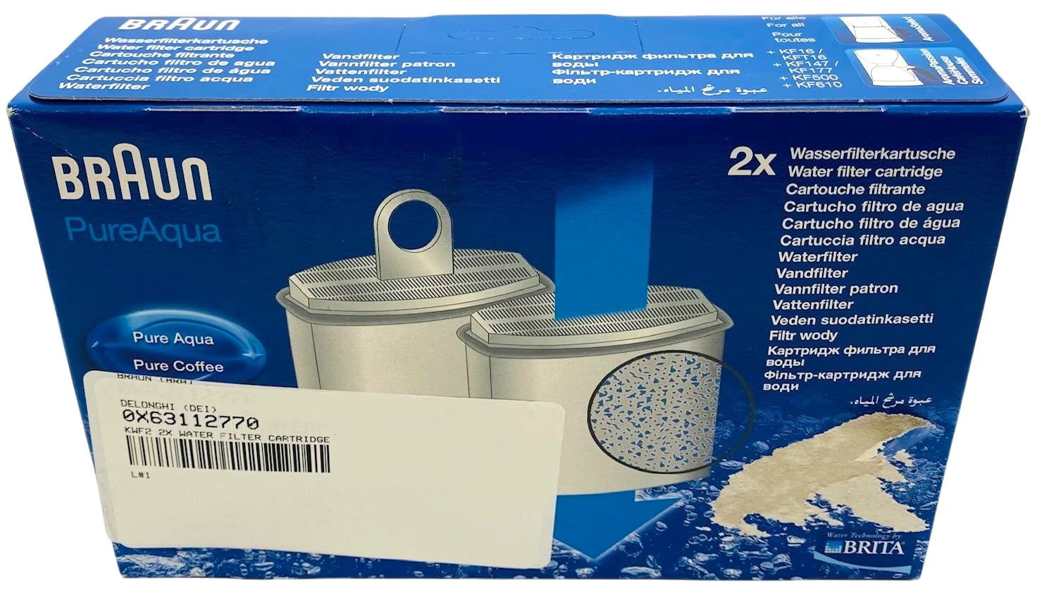 Braun Brita Coffee Maker Water Filter - KWF2, 3112770