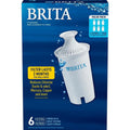 Brita Water Filter Pitcher Replacement Filters - 6 Count