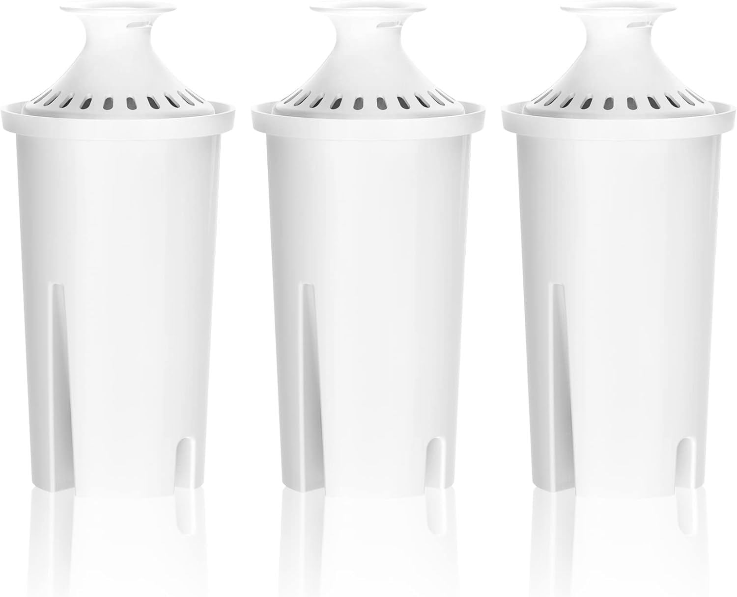 Overbest NSF Certified Pitcher Water Filter - Replacement for Brita® Pitchers and Dispensers, Brita® Classic 35557, OB03, Mavea® 107007, and More, Includes 3 Filters