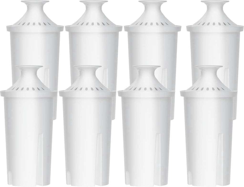 Overbest NSF Certified Pitcher Water Filter - Replacement for Brita® Pitchers and Dispensers, Brita® Classic 35557, OB03, Mavea® 107007, and More, Includes 8 Filters