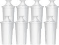 Overbest NSF Certified Pitcher Water Filter - Replacement for Brita® Pitchers and Dispensers, Brita® Classic 35557, OB03, Mavea® 107007, and More, Includes 8 Filters