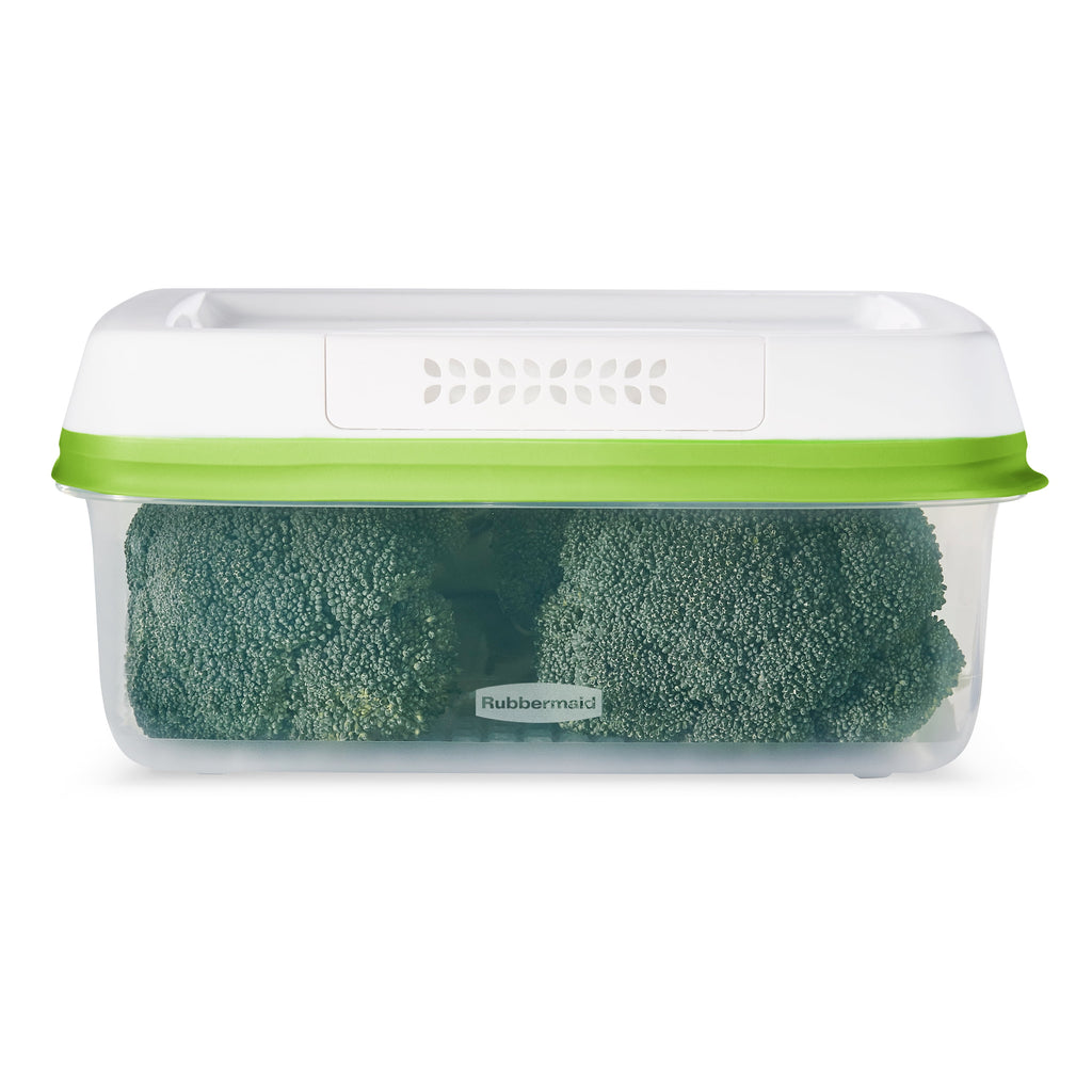 Rubbermaid FreshWorks Produce Saver - Large Short Produce Storage Container, 11.3-Cup