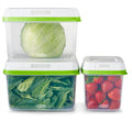 Rubbermaid FreshWorks Produce Saver - 6 Piece set of Medium and Large Storage Containers