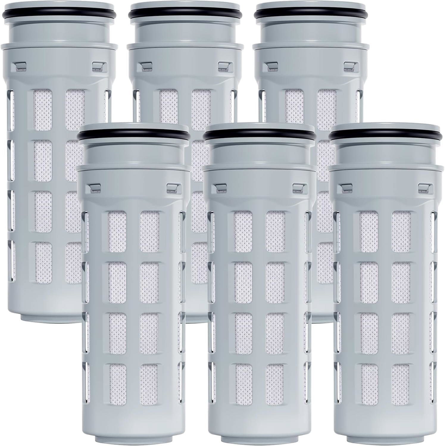 Waterdrop PF45 Replacement for Brita® Stream Pitcher Water Filter - Brita® OB05 Filter Pitchers and Dispensers, Pour Through Filters, Upgraded 7-stage Filters, Reduces Chlorine, 2 Months, 6 Pack
