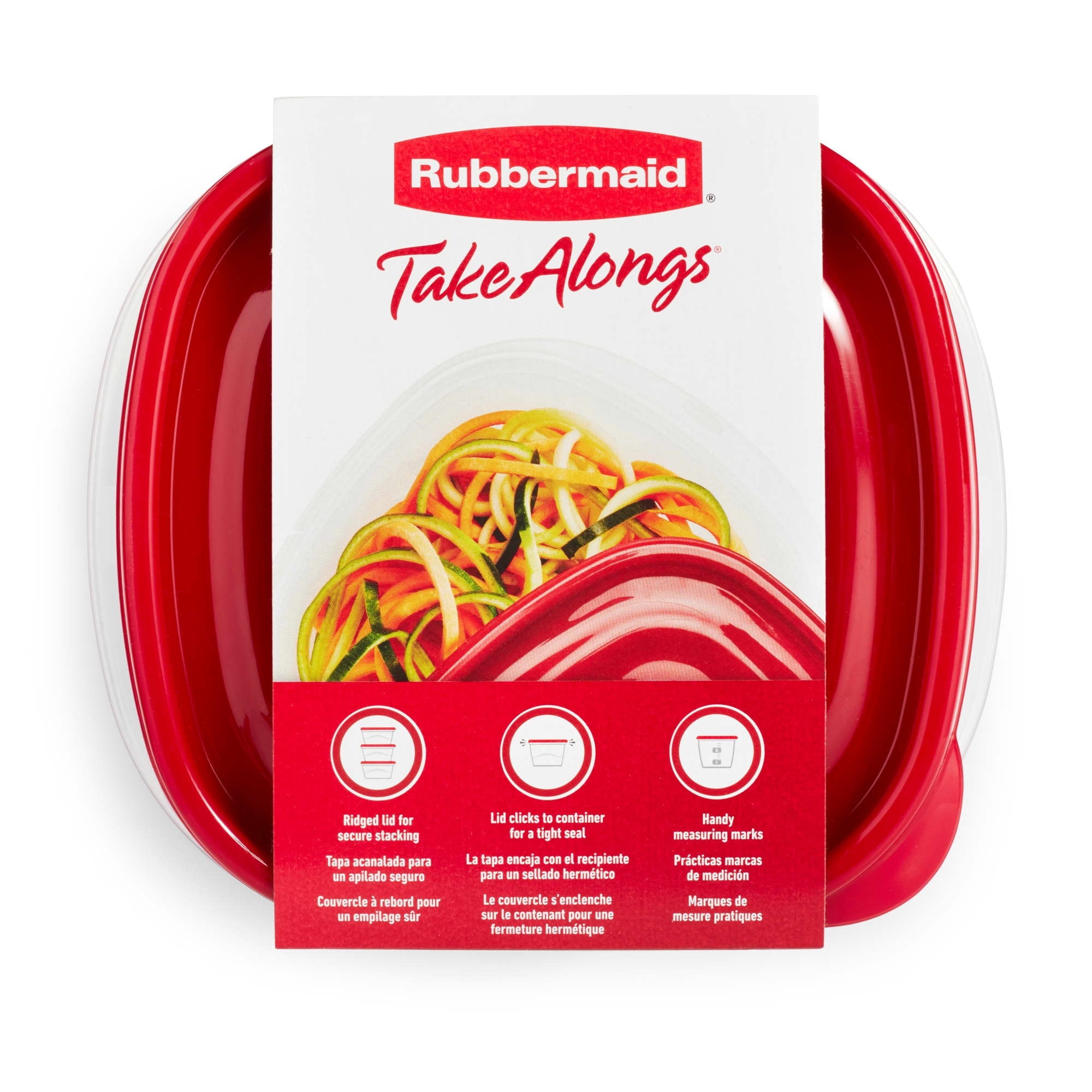 Rubbermaid TakeAlongs Food Storage Containers (Set of 2) 7 Cups Squares