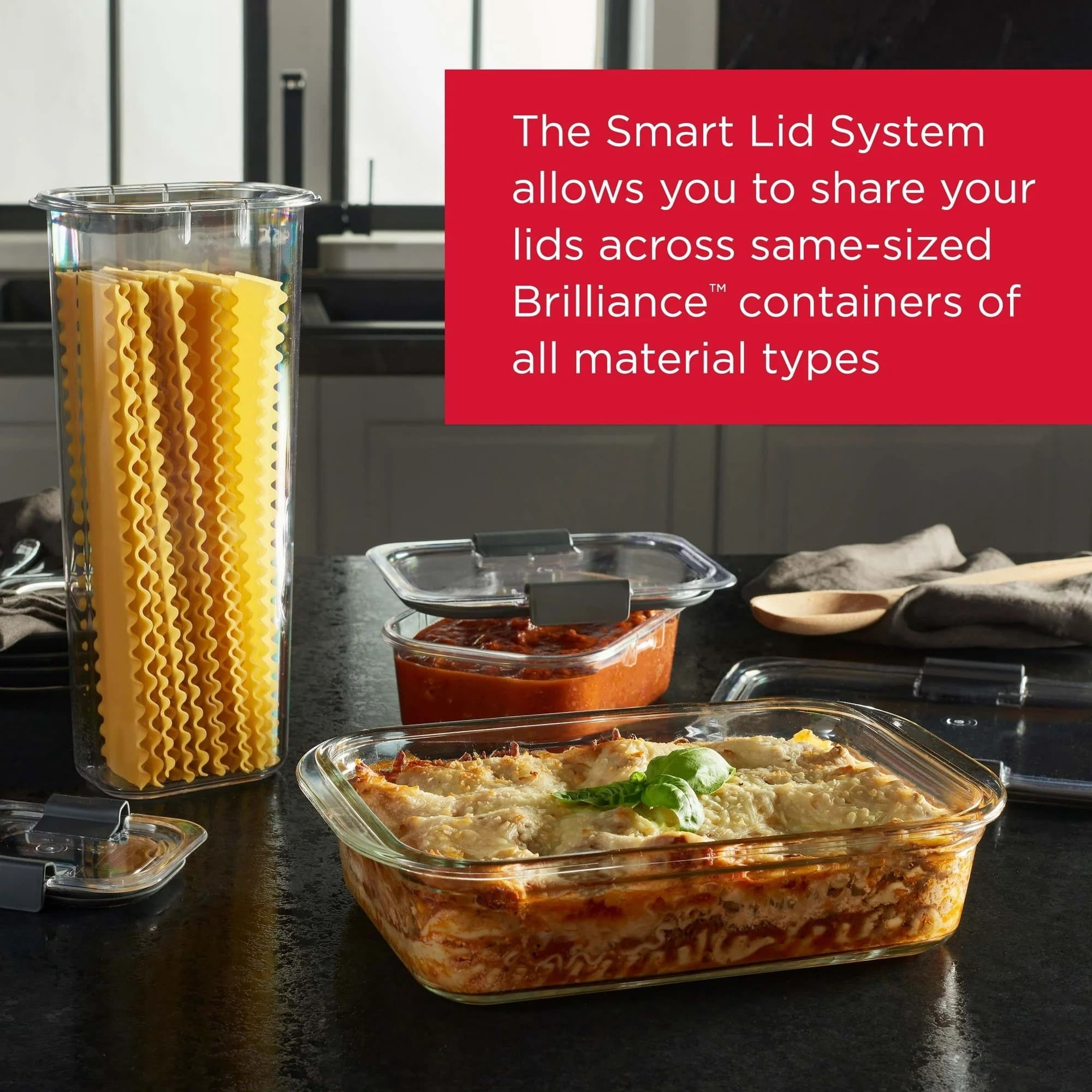Rubbermaid Brilliance Food Storage Container - 3.2 Cup