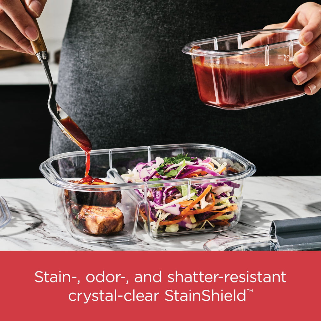 Rubbermaid 3.2 Cup Brilliance Stain-Proof Food Storage Container - Set of 2 - 8-Pack