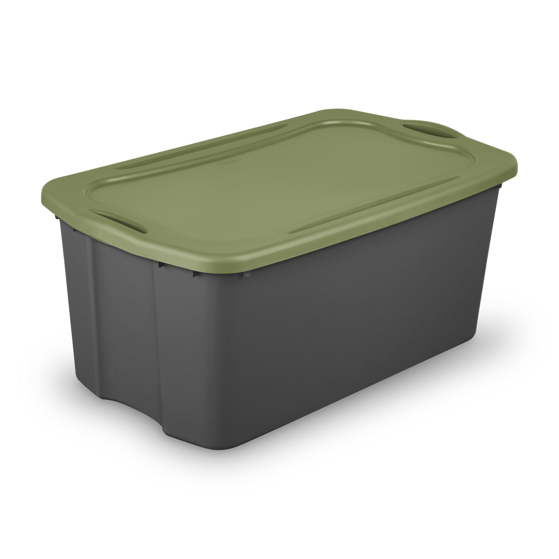Sterilite EZ Carry 30 Gallon Extra-Large Storage Bin - Plastic Storage Container with Full-Grip Handles, Gray - 2-Pack