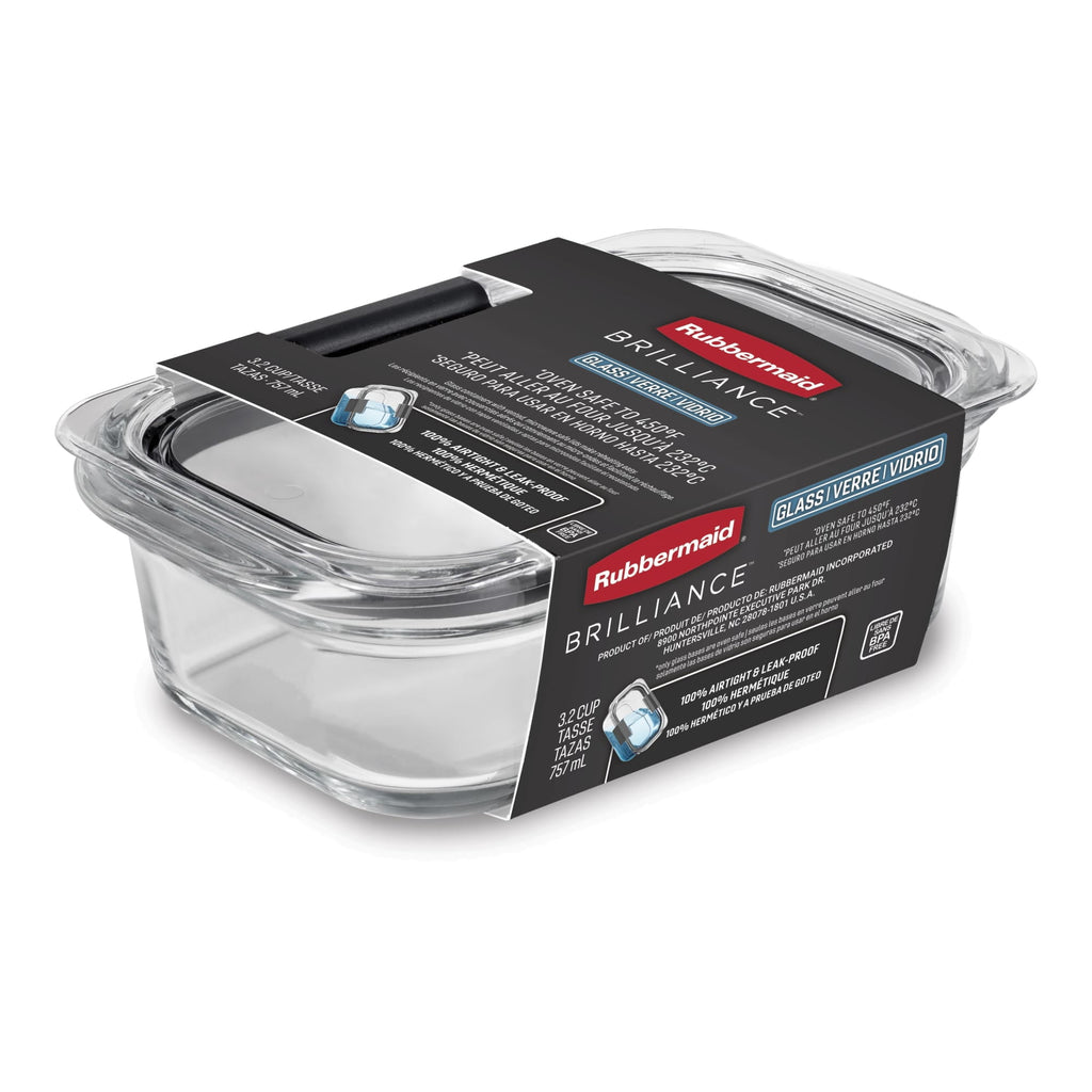 Rubbermaid Brilliance Food Storage Container - 3.2 Cup