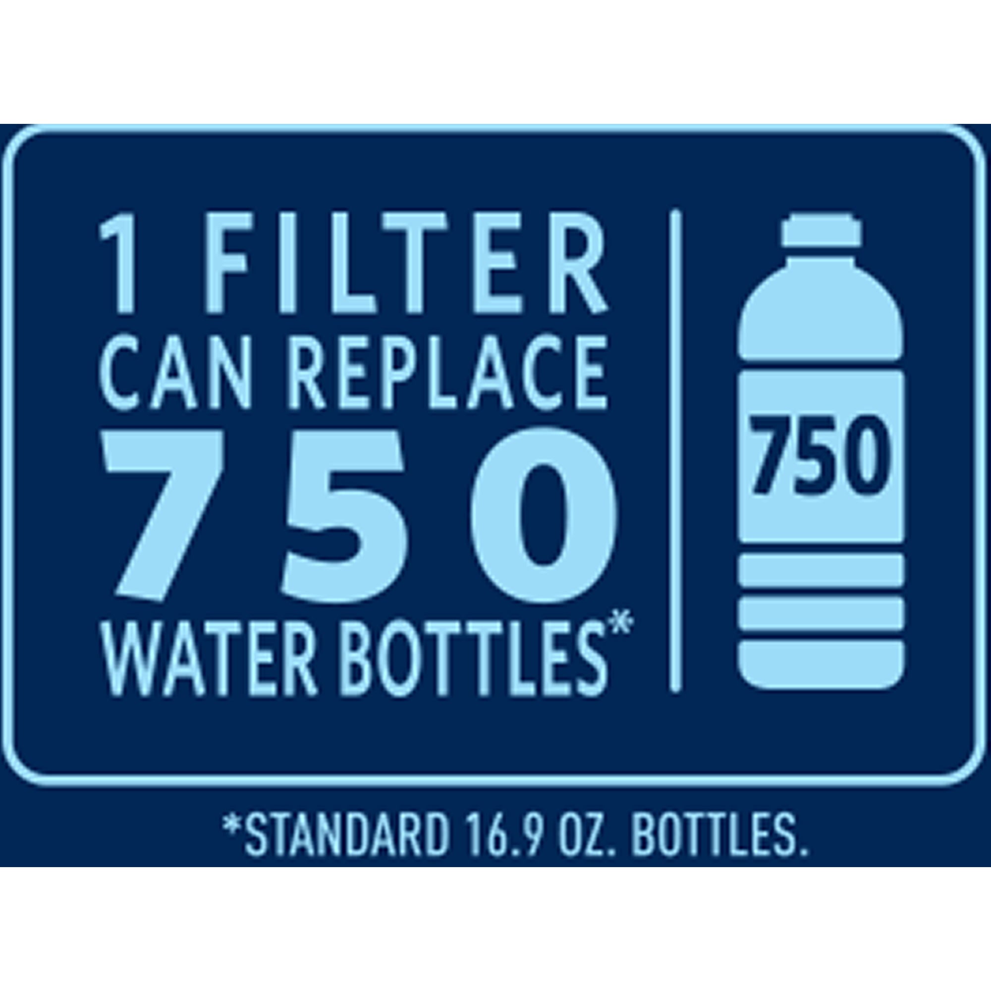 Brita Tap Water Filter - Water Filtration System Replacement Filters For Faucets, Reduces Lead, BPA Free Chrome, 1 Count
