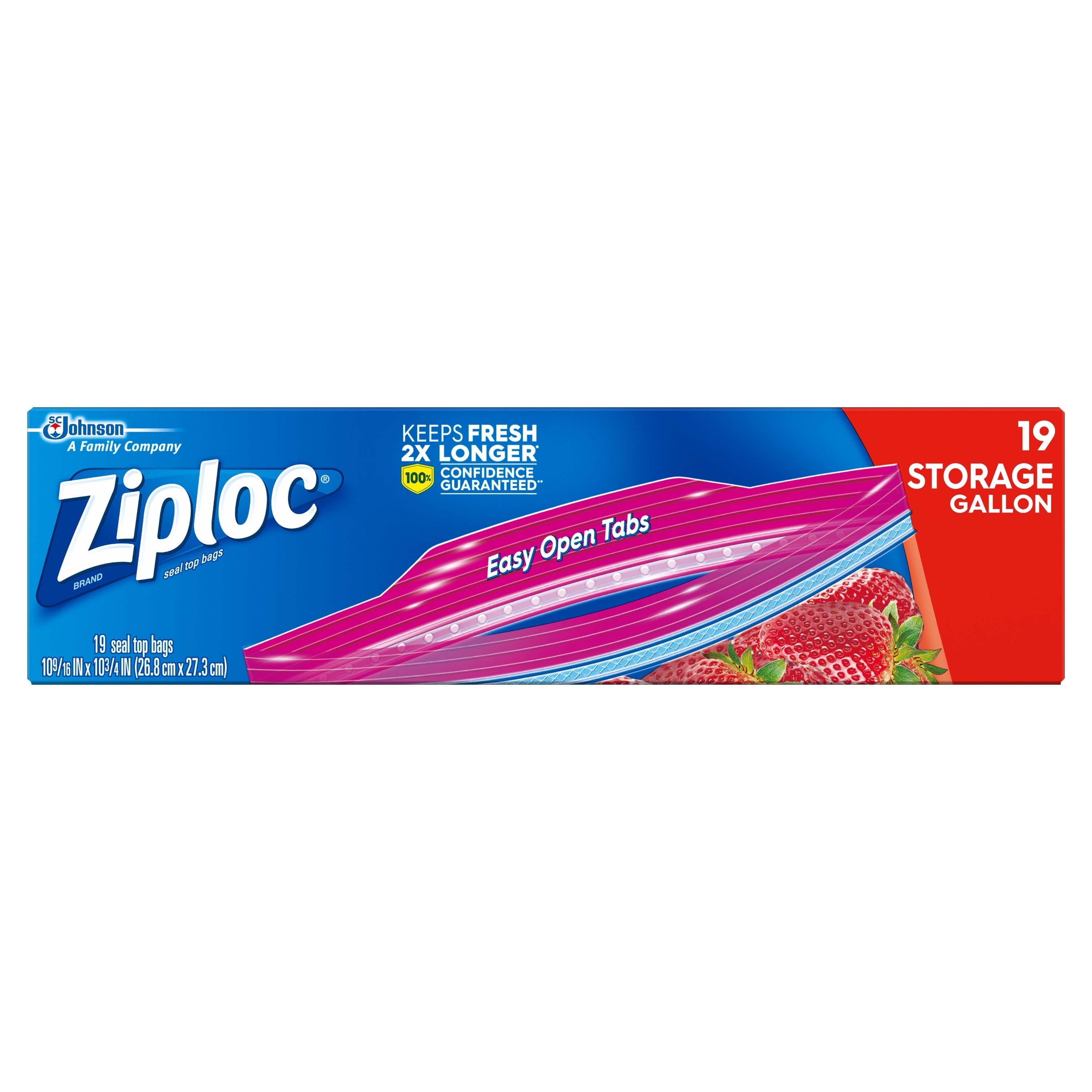 Ziploc® Storage Bags - Gallon, 19 Count - 3-Pack