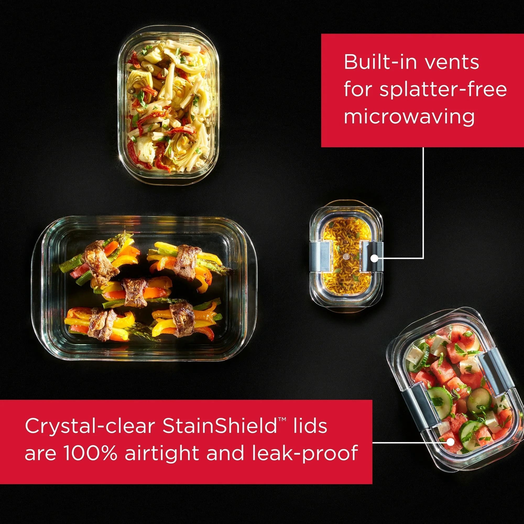 Rubbermaid Brilliance Food Storage Container - 3.2 Cup