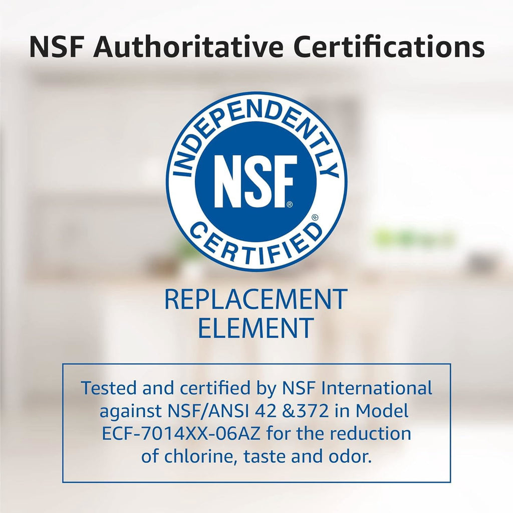 Overbest NSF Certified Pitcher Water Filter - Replacement for Brita® Pitchers and Dispensers, Brita® Classic 35557, OB03, Mavea® 107007, and More, Includes 3 Filters