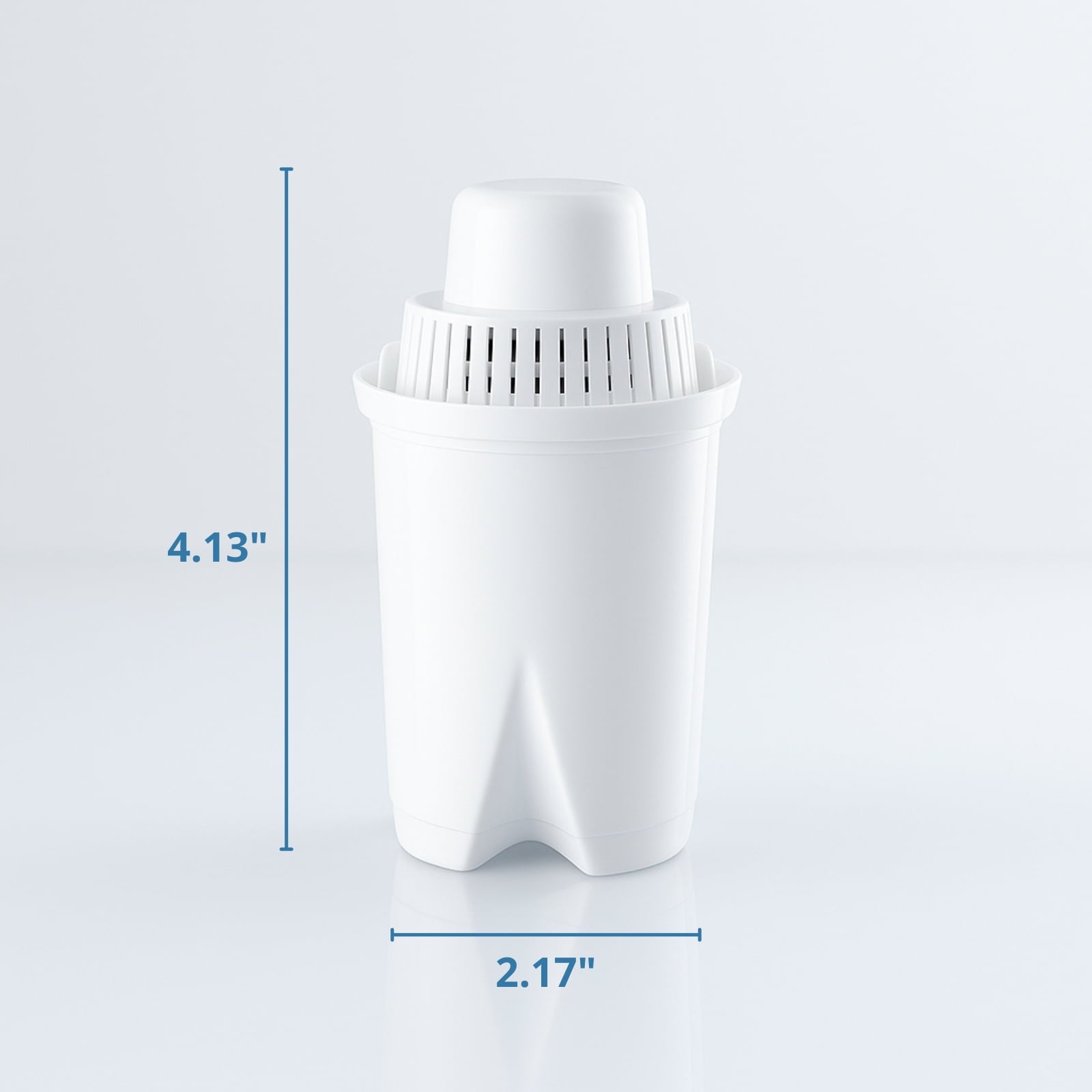 Nispira B15 Universal Water Filter Compatiblе with Brita Pitchers (Standard/Everyday/UltraMax) - 45-Gallon (≈170 L) Capacity, Reduces Chlorine, Lead, Odor, Hardness & Limescale, BPA-Free, 3 Pack