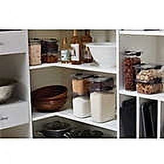 Rubbermaid Brilliance Tritan Airtight Pantry Food Storage 8-Pc Set - 2.8 Qt, Dishwasher Safe