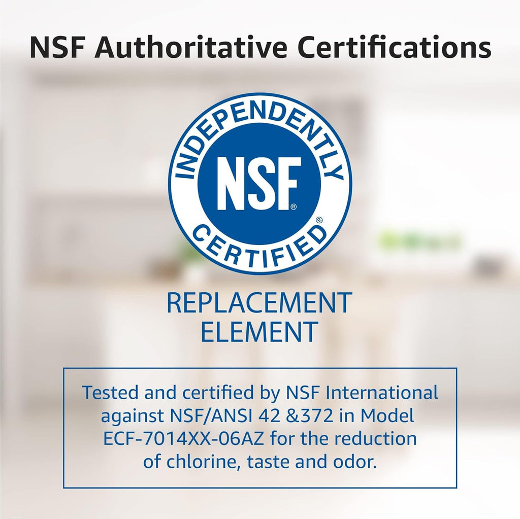 Overbest NSF Certified Pitcher Water Filter - Replacement for Brita® Pitchers and Dispensers, Brita® Classic 35557, OB03, Mavea® 107007, and More, Includes 8 Filters