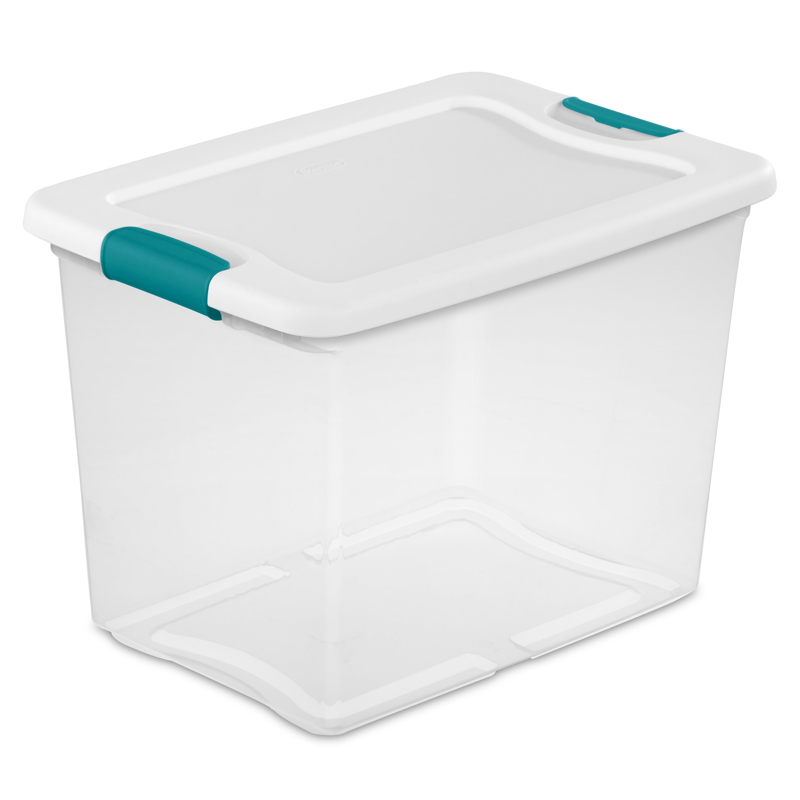 Sterilite 25 Qt. Latching Box White Set of 6